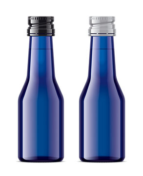 Color Glass Bottles. 