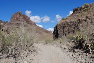 Barranco de Fataga auf Gran Canaria