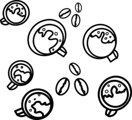 A set for coffee theme