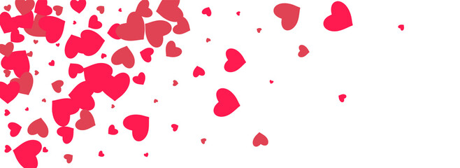 Maroon Color Papercut Vector Panoramic White