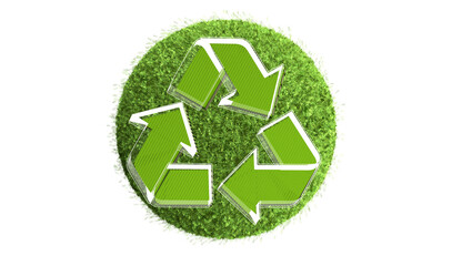 Grass growth ECO letters isolated