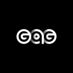 GQG Letter Initial Logo Design Template Vector Illustration