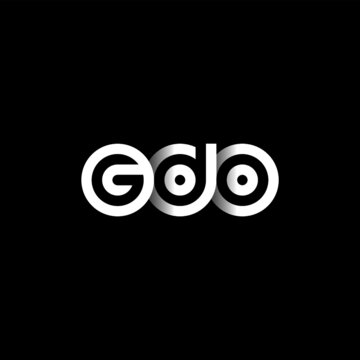GDO Letter Initial Logo Design Template Vector Illustration