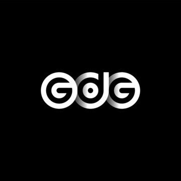 GDG Letter Initial Logo Design Template Vector Illustration
