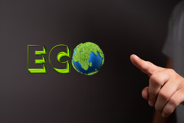 Ecology and go green symbol