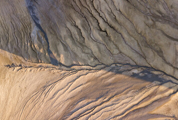 Fototapeta premium arid climate view seen from drone
