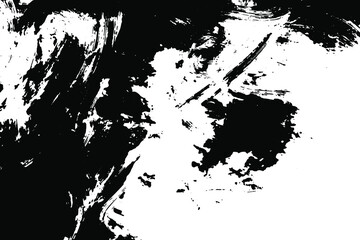 Rustic grunge vector texture with grain and stains. Abstract noise background. Weathered surface. Dirty and damaged. Detailed rough backdrop. Vector graphic illustration with transparent white. EPS10.