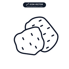 Potato vegetable icon symbol template for graphic and web design collection logo vector illustration
