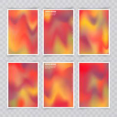 Abstract blurred gradient mesh color background. Smooth soft color blend gradient trendy background, vector format