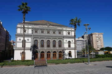 Theater in Las Palmas de Gran Canaria - obrazy, fototapety, plakaty