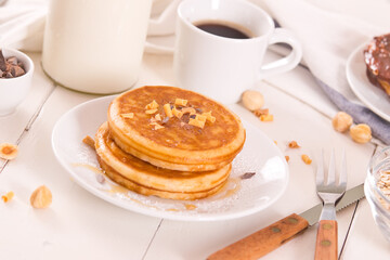 Honey Pancakes.