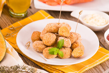 Pumpkin chicken meatballs. 