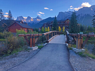 Three Sisters Mountain Banff Alberta
