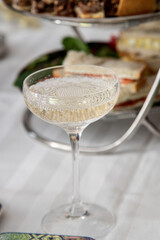 glasses of champagne