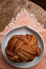 Cinnamon sugar chai twist bread baked treat