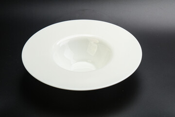 Empty white dish for pasta