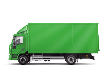 3d rendering mock up truck