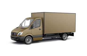 3d rendering mock up truck
