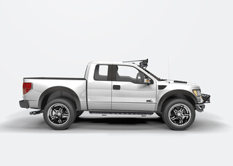 3d rendering mock up pickup