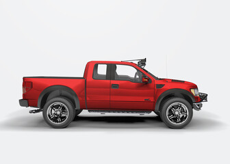3d rendering mock up pickup