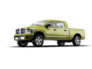 3d rendering mock up pickup