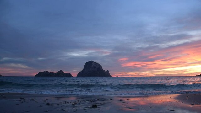 Sunset near Es Vedra Ibiza