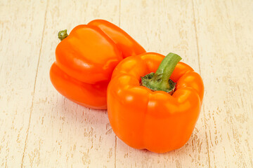 Orange sweet tasty Bell Pepper