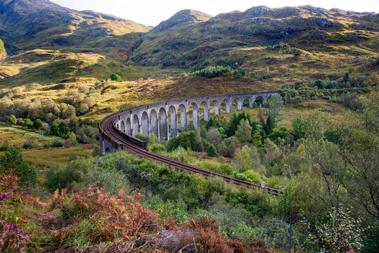 Glenfinnan viaduct in Scotland Highland, UK © Tommy