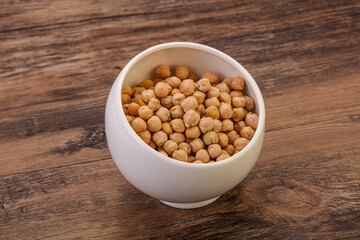Vegan cuisine - Dry chickpea heap