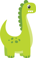 Obraz premium Green Dinosaur