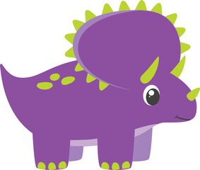 Purple and Green Dinosaur