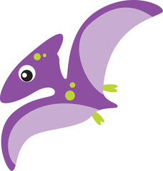 Purple and Green Dinosaur