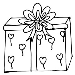 cute heart shaped gift box