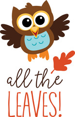 owl all the leaves fall