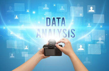 Close-up of hand holding camera