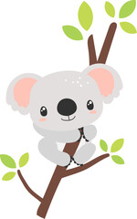 Obraz na płótnie Canvas Cute Little Koala