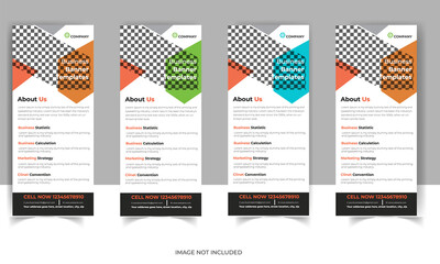 Roll up banner Template, Roll up, roll up banner design, Roll up Template, business roll up, template, vector, design, Minimal, 