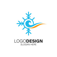 Air Cooling Refrigeration logo design