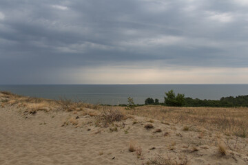 Landscape scenery. Epha Height at Curonian Spit, Kaliningrad Oblast, Russia.