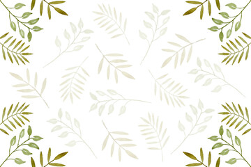 Beautiful Background With Leaves