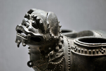 Ancient Chinese animal-shaped bronze vessels