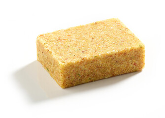 chicken broth cube isolated