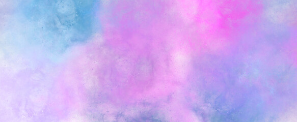 pink and purple universe watercolor painting background
