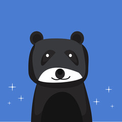 minimalist illustration animal cute collorfull