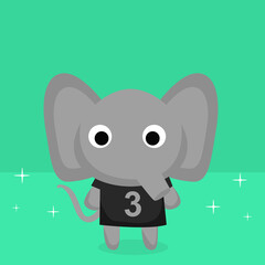 minimalist illustration animal cute collorfull