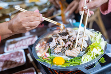 Moo-Ka-Ta griiled pork Thai style