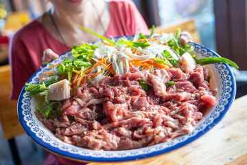 Moo-Ka-Ta griiled pork Thai style