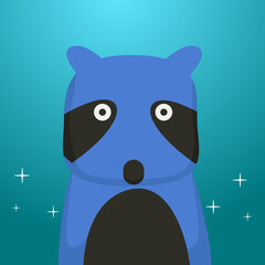 minimalist illustration animal cute collorfull