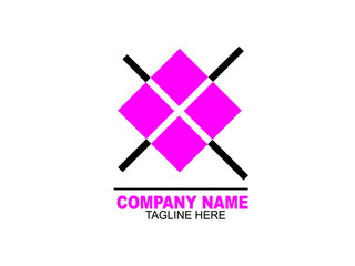 Company logo design vector templates, business corporate templates, company logo design with x letter 
