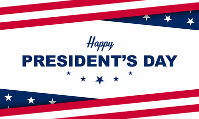 President's Day Background Design. Banner, Poster, Greeting Card. Vector Illustration.